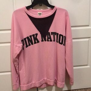 “Pink Nation” Long Sleeve Top
